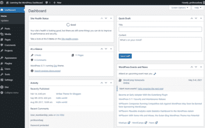 Le tableau de bord de WordPress : le guide complet