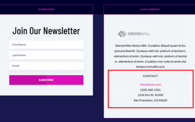 4 éléments qui ne peuvent pas manquer dans votre pied de page et comment les ajouter avec Divi