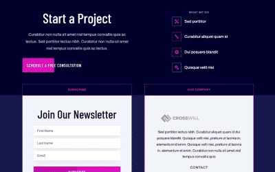 Comment utiliser les modules Blurb comme éléments de pied de page avec Divi