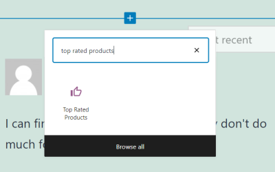Comment utiliser le bloc WooCommerce des produits les mieux notés ?