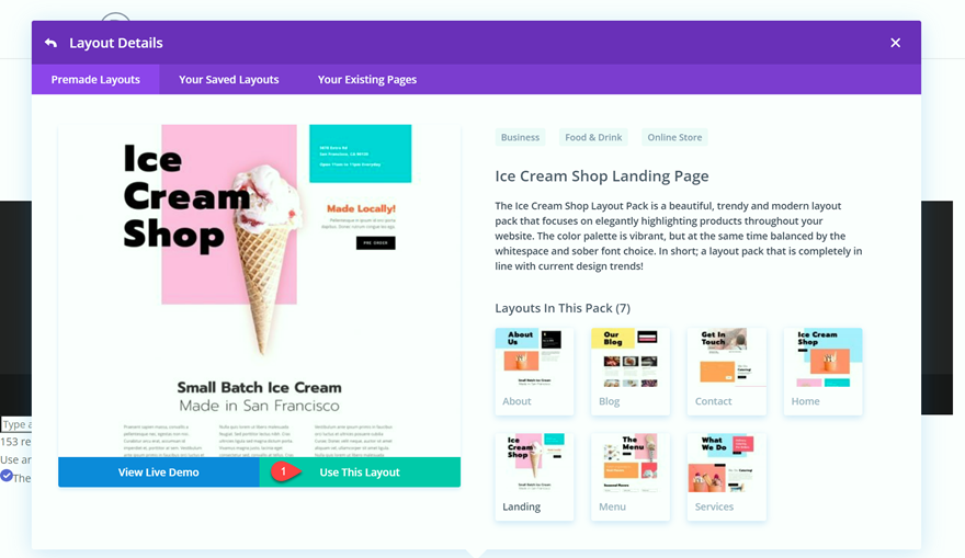 Divi CTA Background Pattern Mask Use Layout