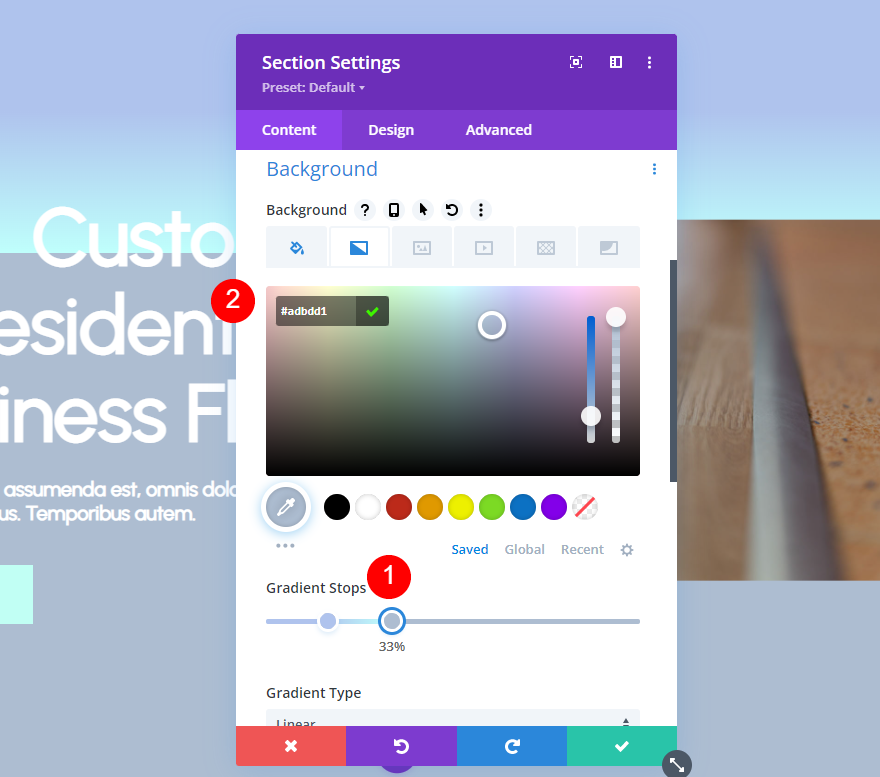 Divi Gradient Builder Example Three