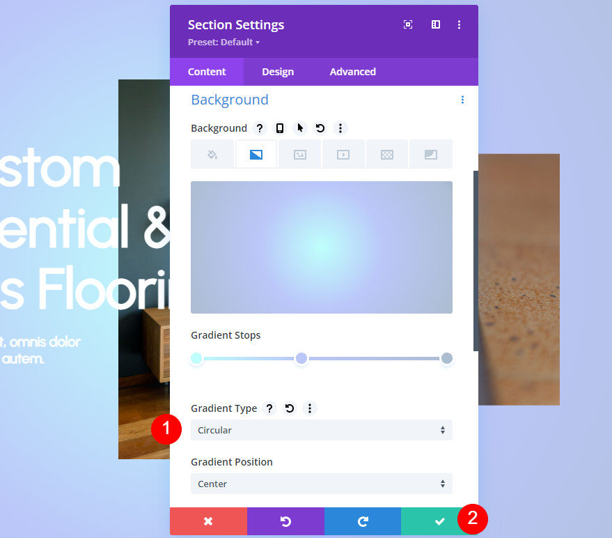 Divi Gradient Builder Example Two