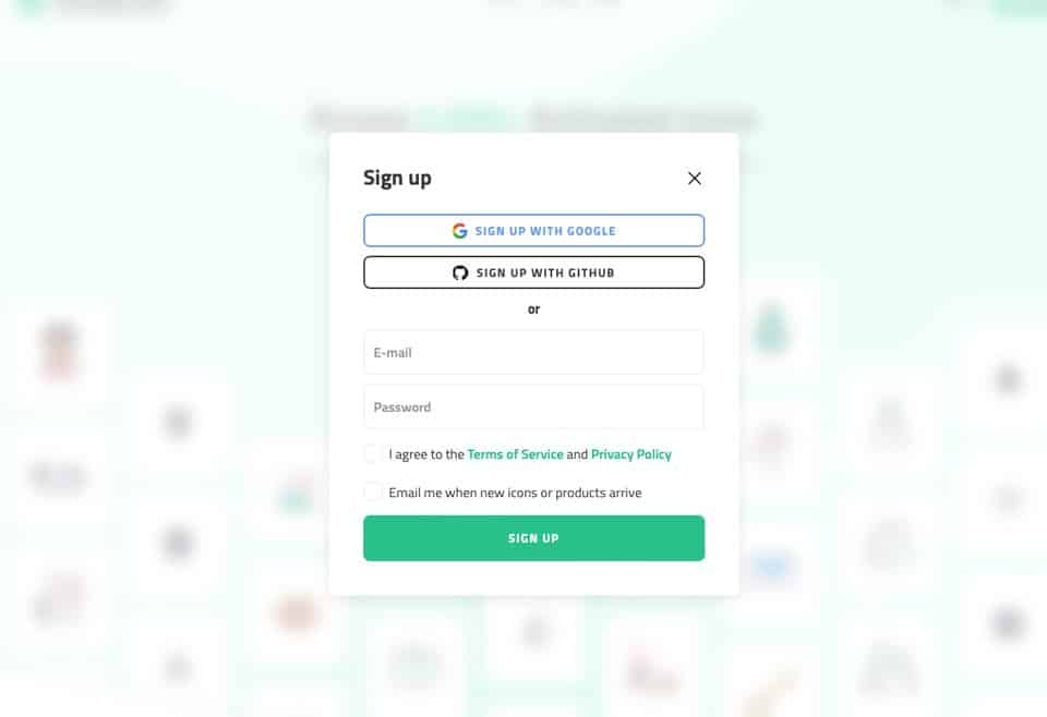 Sign Up With Lordicon