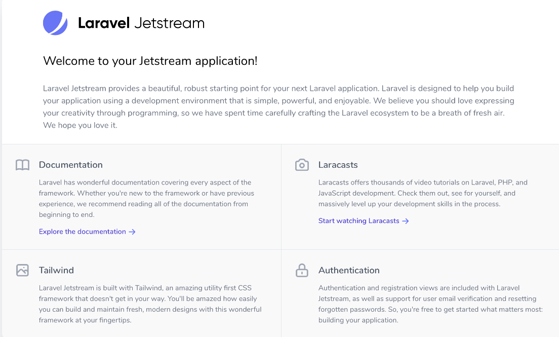 Laravel Jetstream