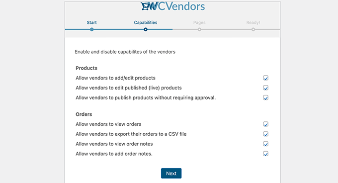 Multi vendor capabilities