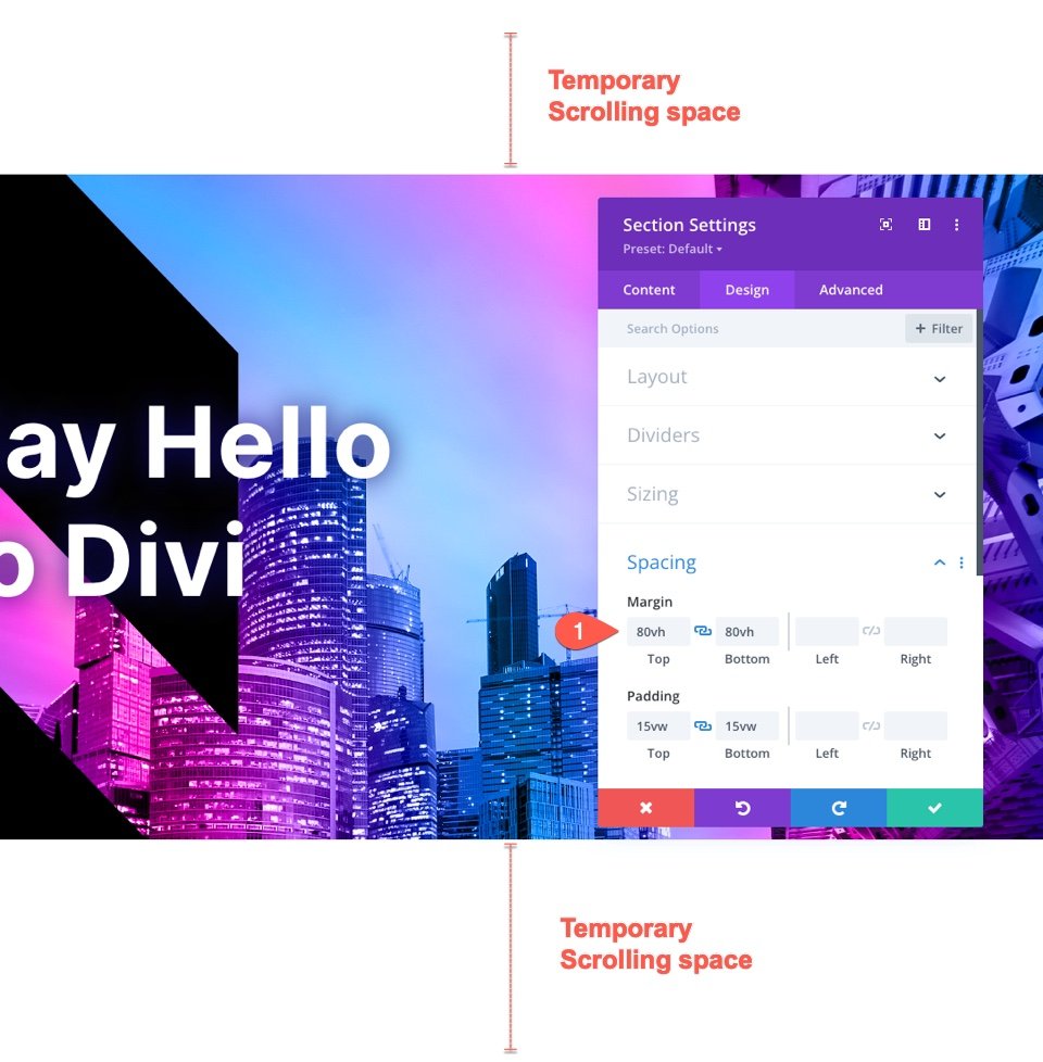 Parallax Image Background with a Blended Gradient Overlay in Divi