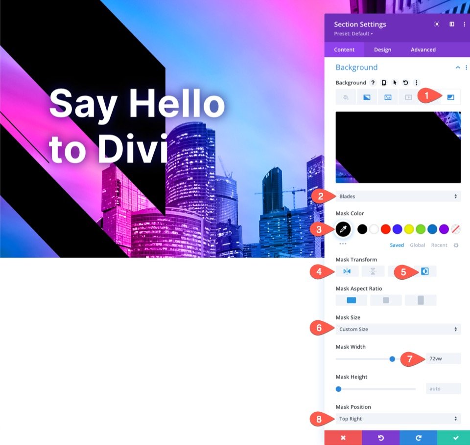 Parallax Image Background with a Blended Gradient Overlay in Divi