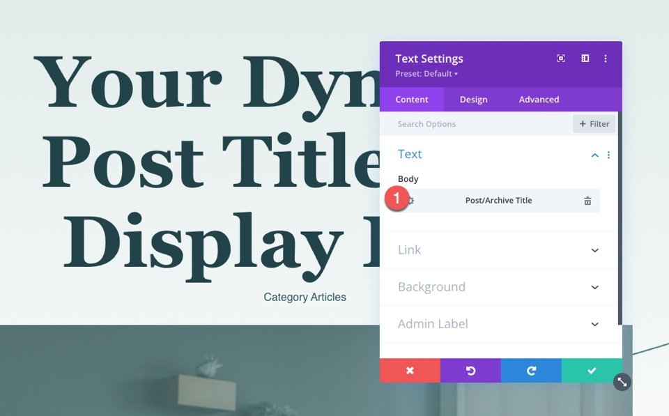 Category Page Template for Divi's Therapy Layout Pack