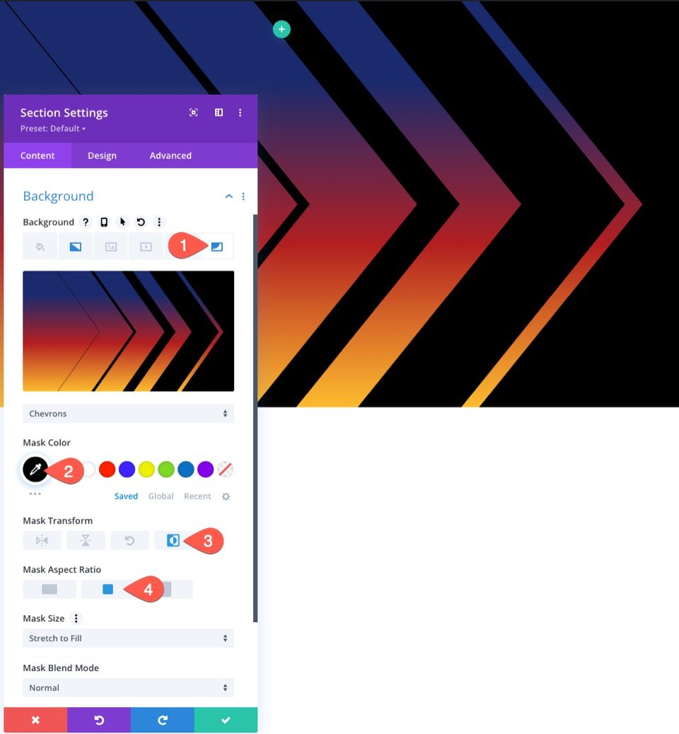 How To Combine Background Masks with Section Dividers in Divi