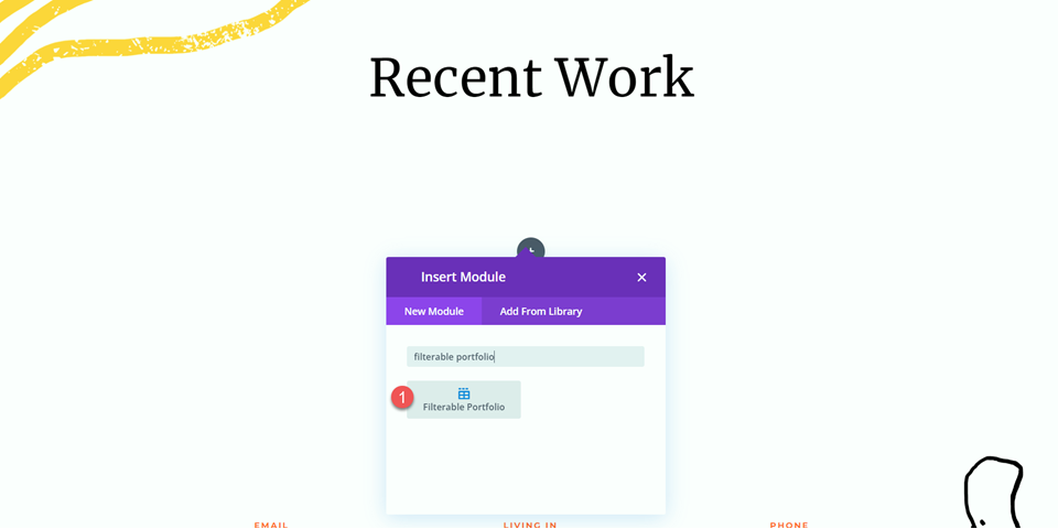 Divi Filterable Portfolio Pagination Insert Module