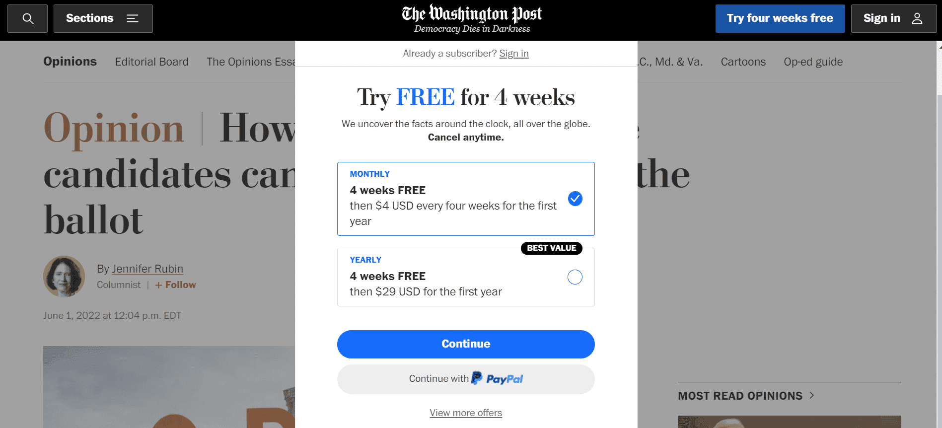 Washington Post paywall.