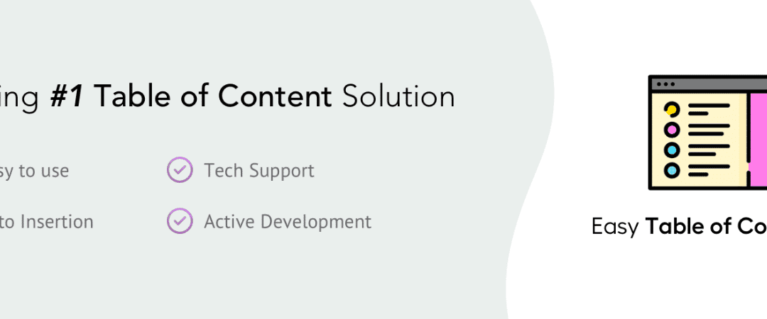 Easy Table of Contents plugin.