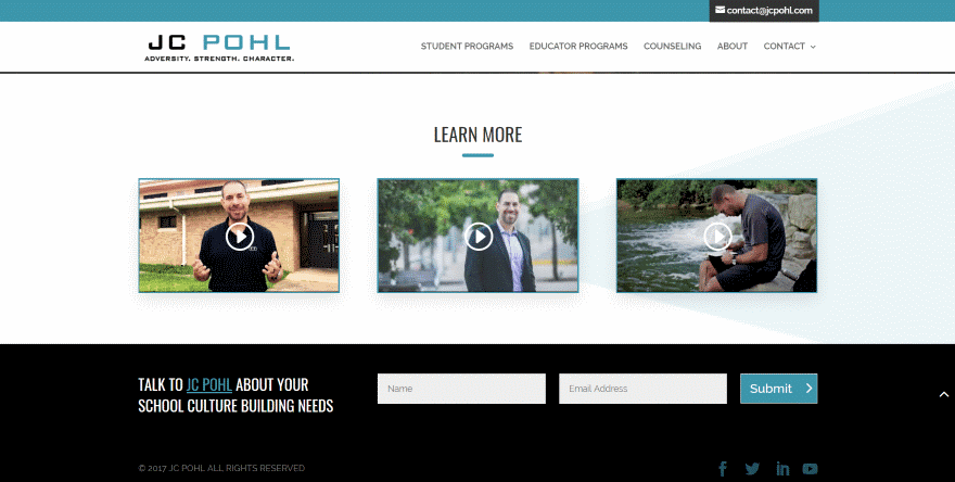 15 Divi Websites with Excellent Footer Design