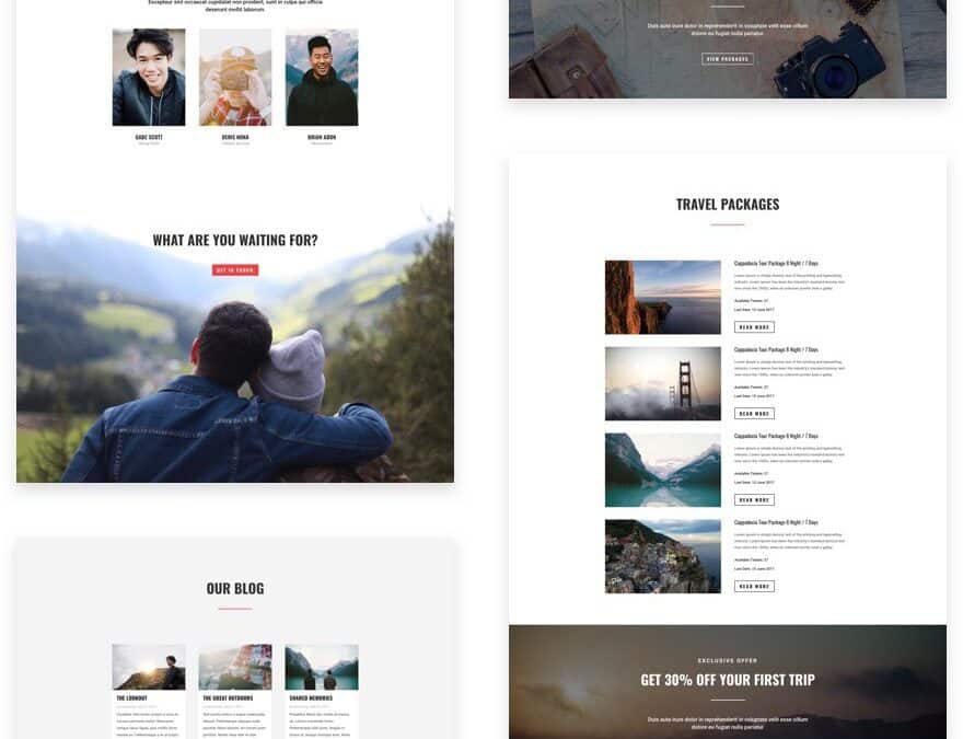 divi layout