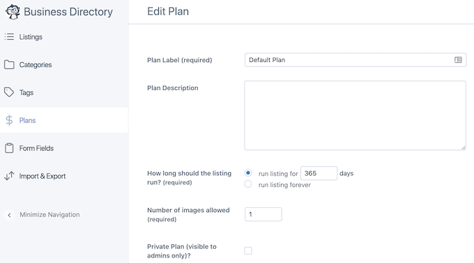 How to edit your business directory