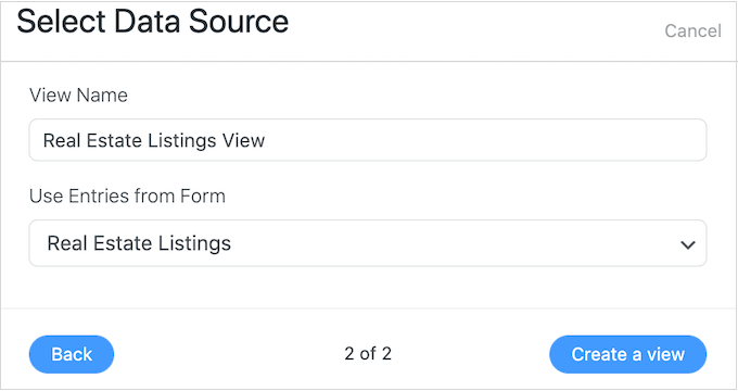 Choosing a data source