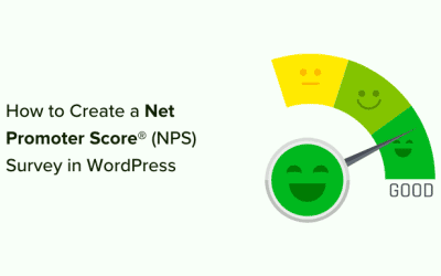 Comment créer un sondage Net Promoter Score® (NPS) dans WordPress