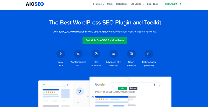 All in One SEO plugin