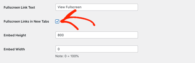 Customizing the PDF viewer's fullscreen mode