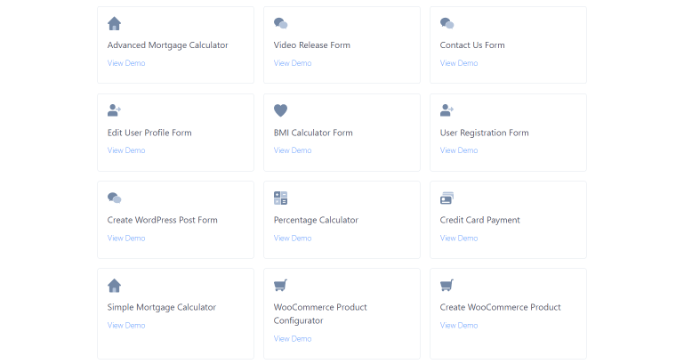 Formidable Forms templates