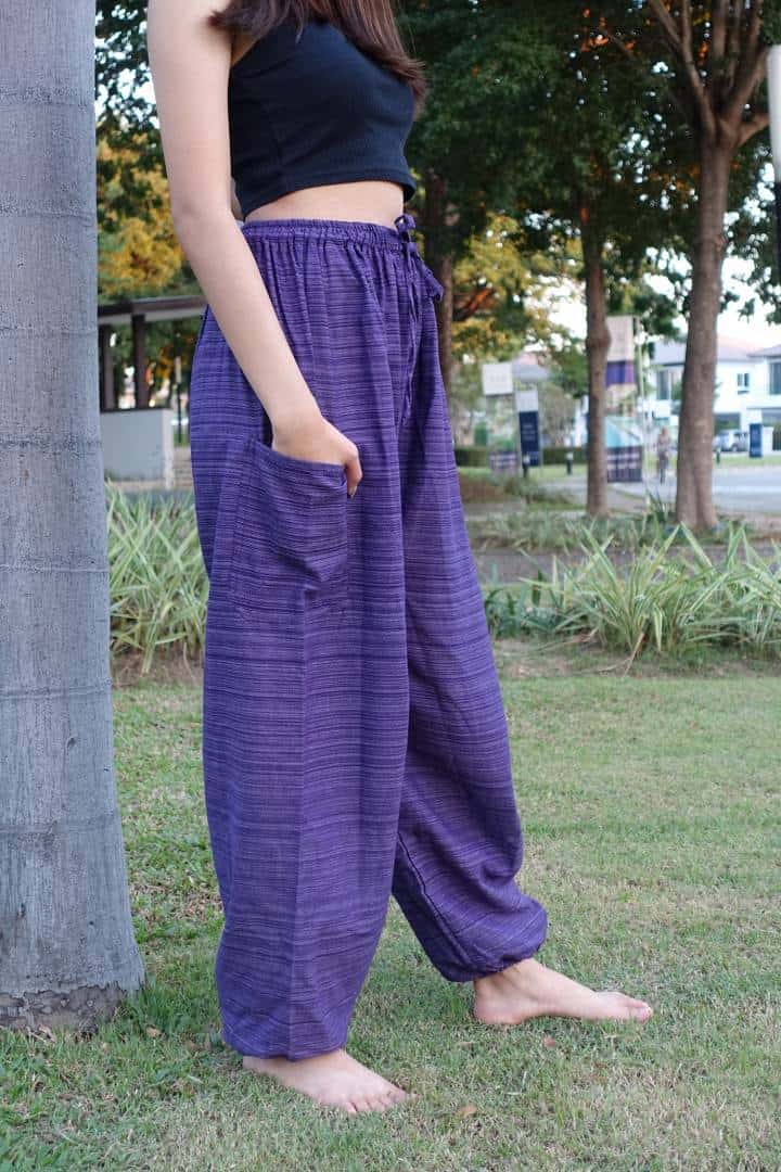 Purple Hippie Clothes Women Harem Pants Comfy Loungewear Hippy Trousers  Loose Yoga Pant Summer Festival Clothes Boho Birthday Gift for Her - Etsy