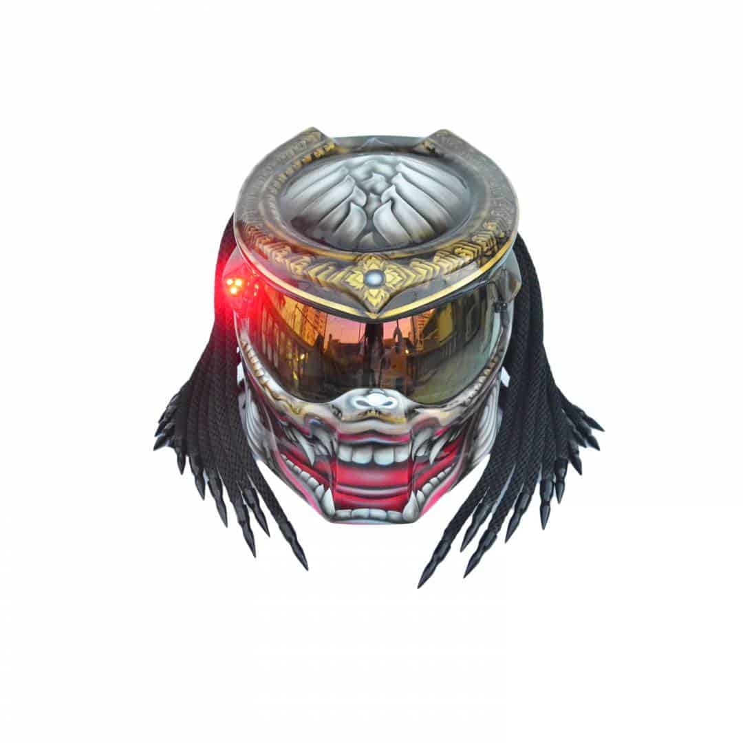 Full face Predator helmet,Custom helmet,Handmade helmet,Airbrushed