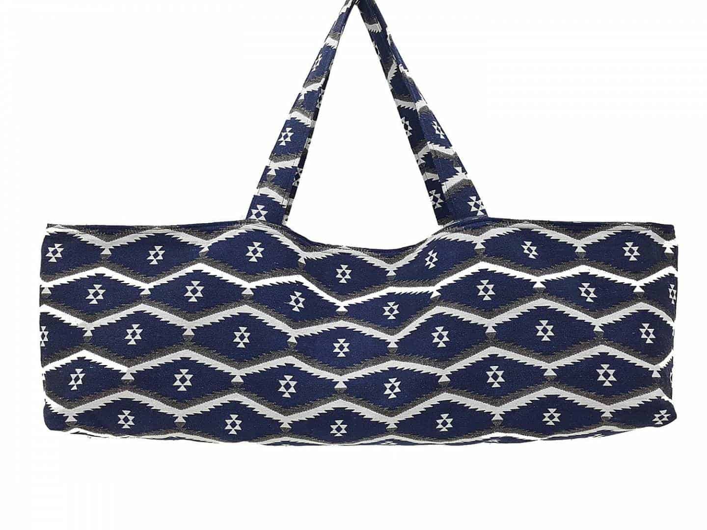 Handmade Yoga Mat Bag Sports Bags Woven Cotton Yoga Bag Tote Yoga Sling bag  Pilates Bag Pilates Mat Bag Canvas Bag Women yoga bag (YB139) - LaFactory