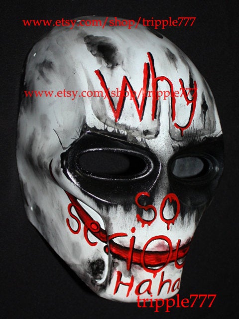 Halloween Costume Cosplay BB Gun Airsoft Paintball Mask Full Face Joker DJ MA208 