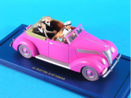 Voiture Tintin Le Cabriolet Des Dupondt - Le Sceptre D'Ottokar N°69 - Atlas