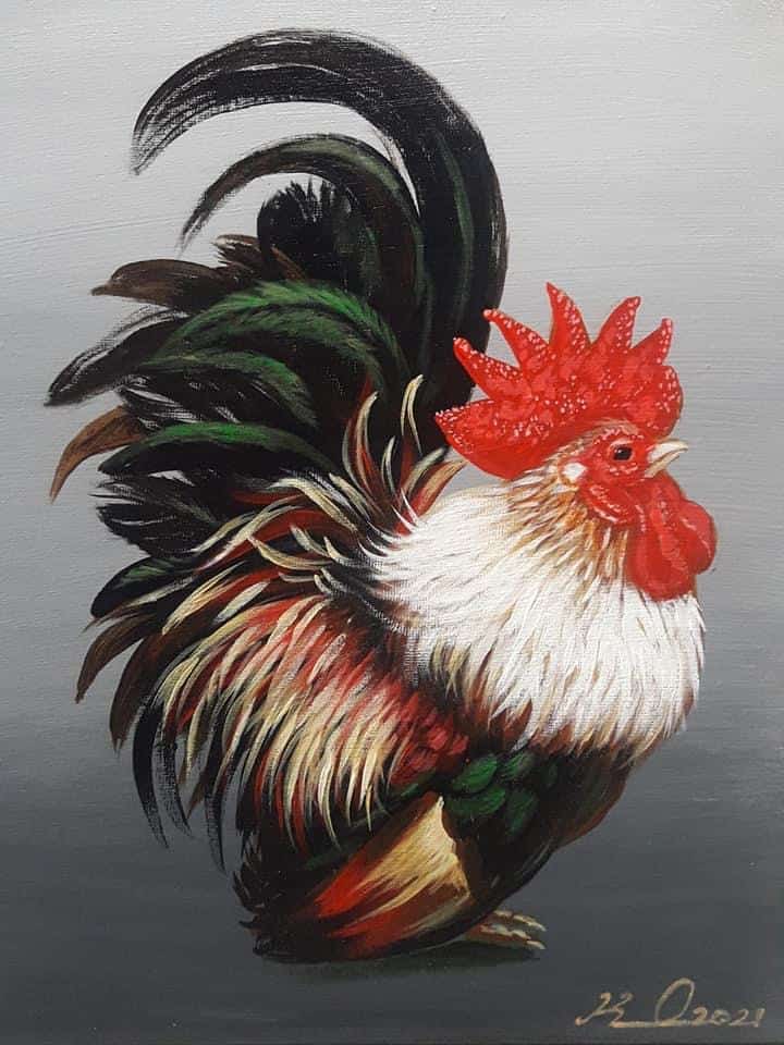 Chicken no.3 - Acrylic