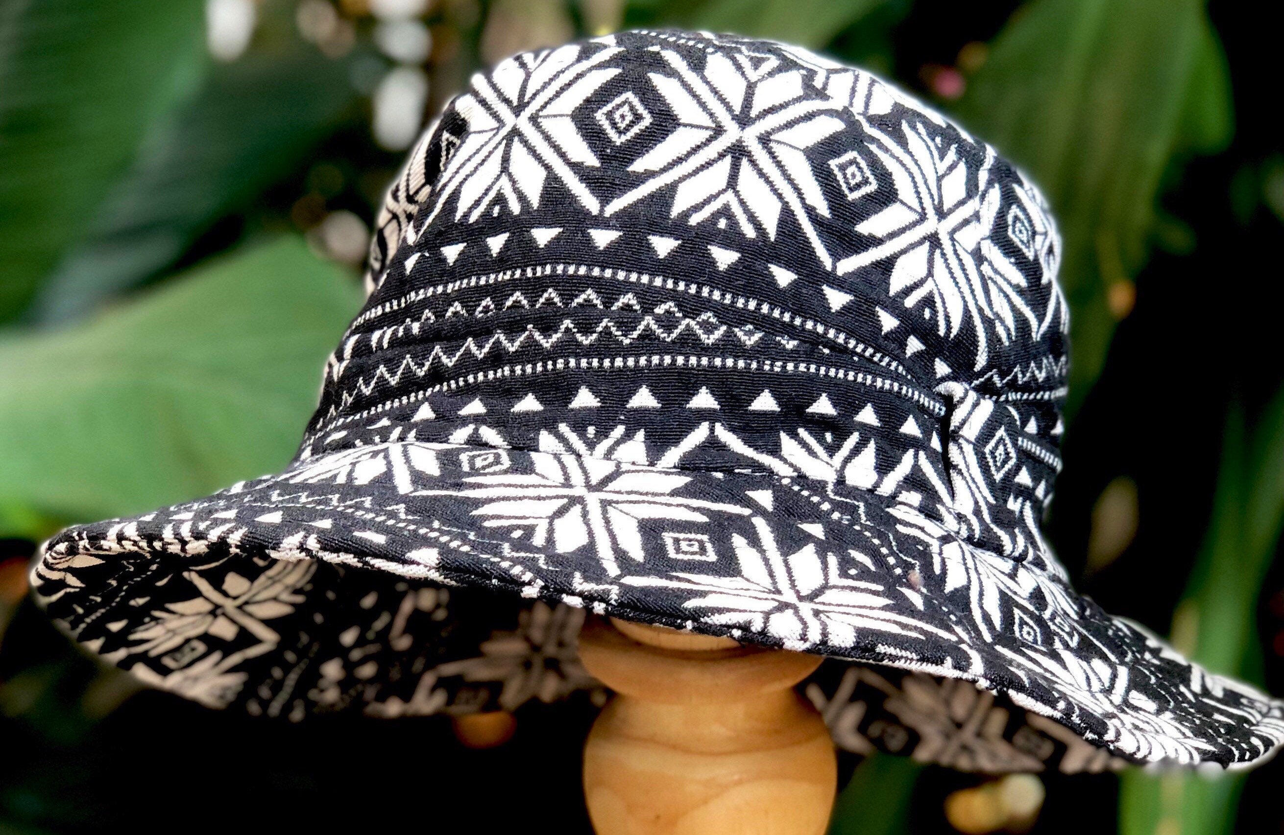 Products :: Unique Bucket Hat Sun Hat Tribal Aztec Ikat Style