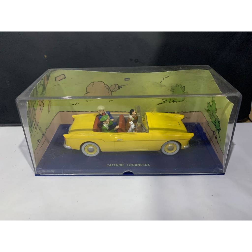 figurine voiture tintin