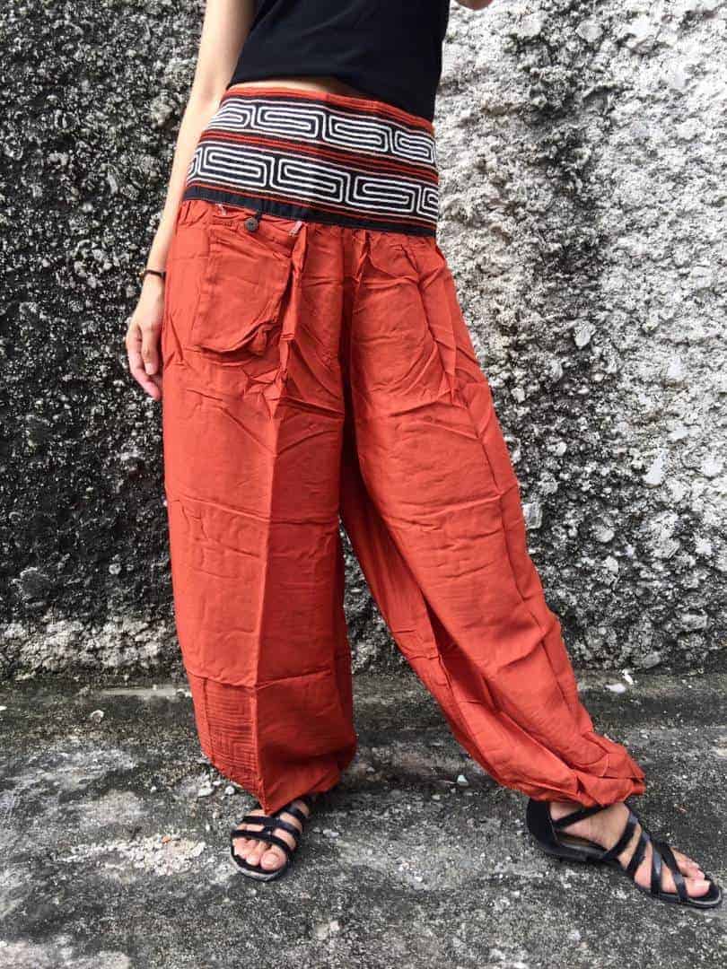 Women Harem Pants Fashion Bohemian Loose Pants Casual Yoga Trousers Men  Women Baggy Boho Aladdin Jumpsuit Pants Elastic size One size Color J