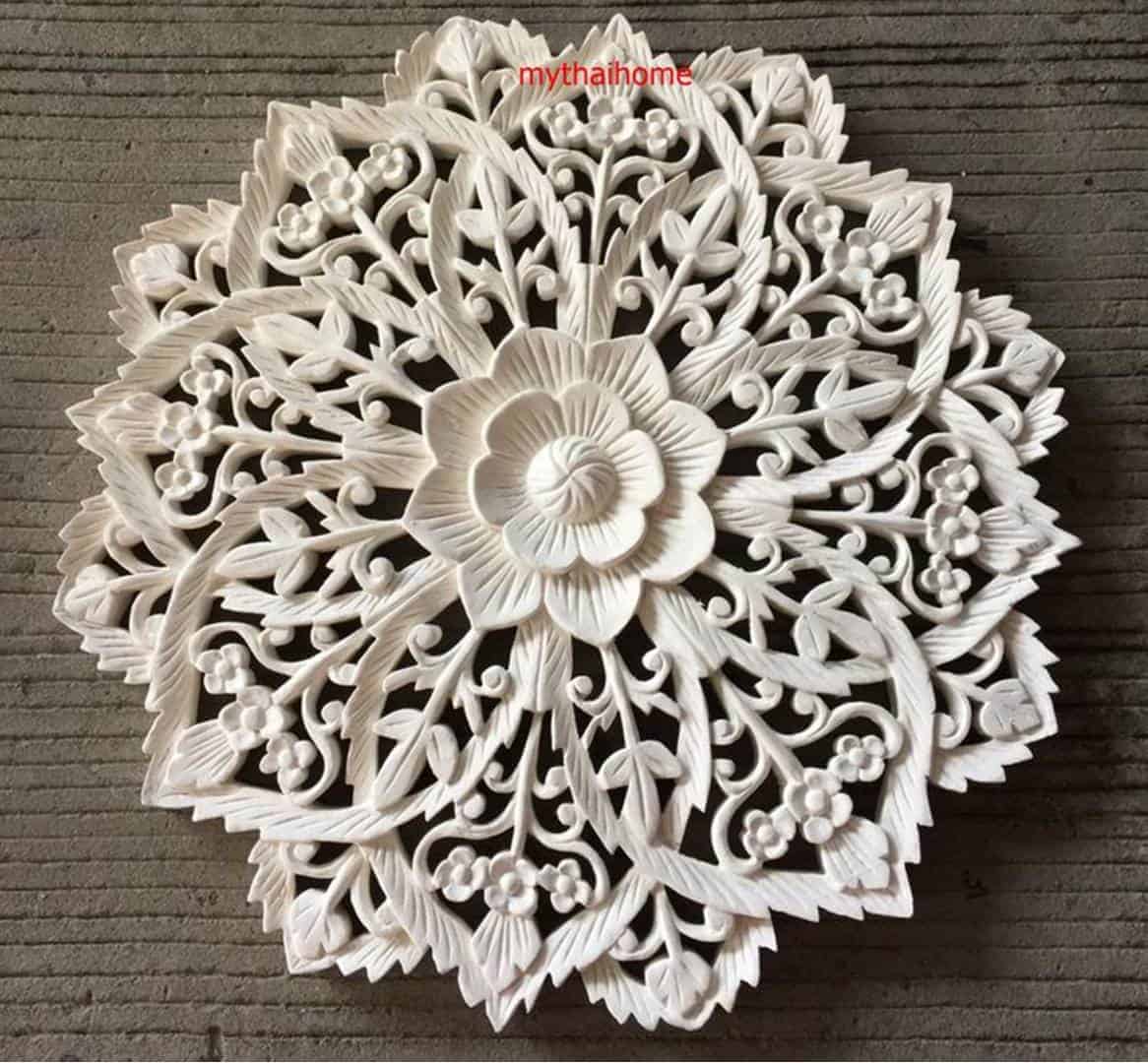 Wooden Mandala Wall Decor - Flower