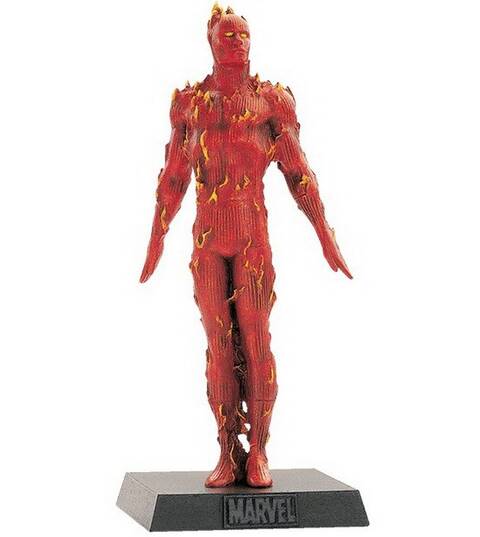Eaglemoss Marvel Comics 018 The human Torch - La torche humaine-