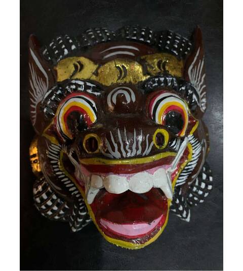Bali mask for wall decoration-