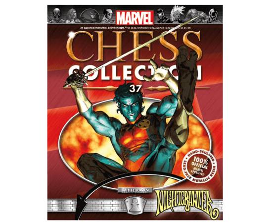 Marvel Chess Eaglemoss 37 Nightcrawler (White Pawn)-