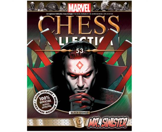 Marvel Chess Eaglemoss 53 Mr Sinister (Black Bishop)-