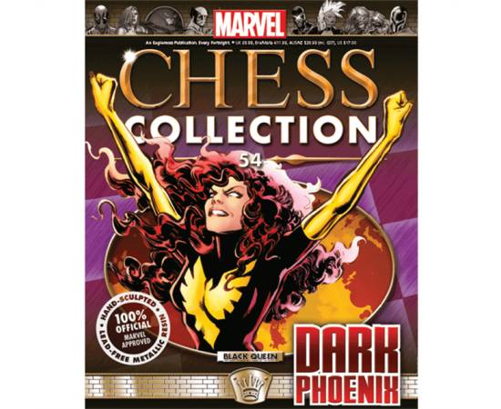 Marvel Chess Eaglemoss 54 Dark Phoenix (Black Queen)-
